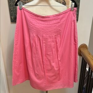 Talbots Pink Cotton Skirt